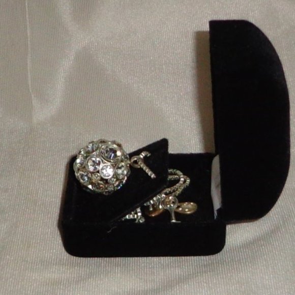 NEW FOSSIL STERLING SILVER CRYSTAL BALL NECKLACE - Picture 11 of 11